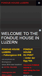 Mobile Screenshot of fondue-house.ch